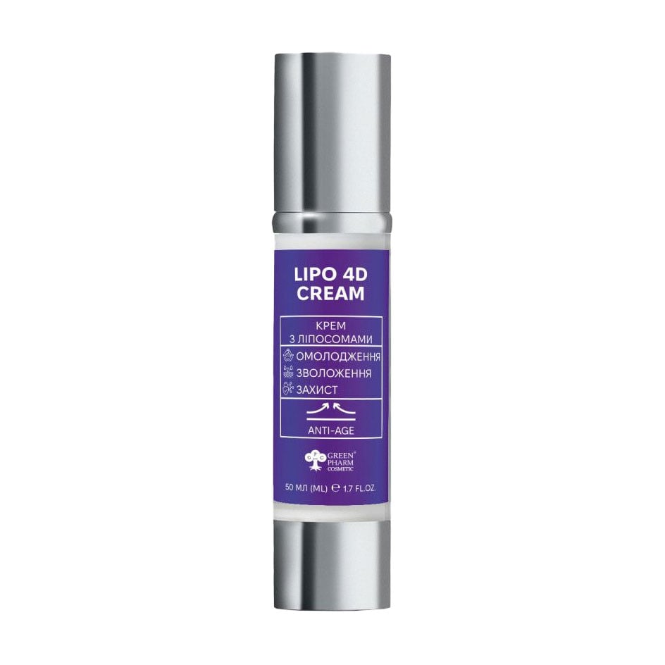 Крем для обличчя Green Pharm Cosmetic Lipo 4D Cream з ліпосомальним нанокомплексом, 50 мл